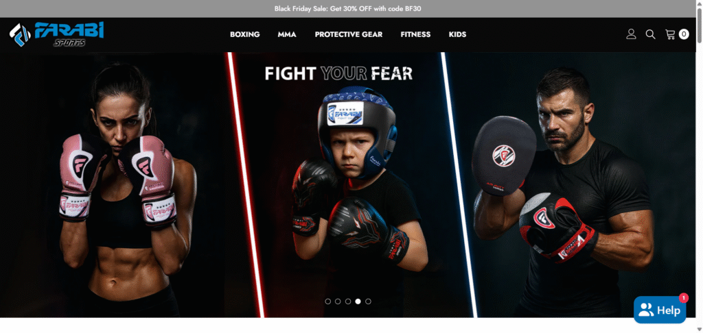 Boxing Ecommerce Store