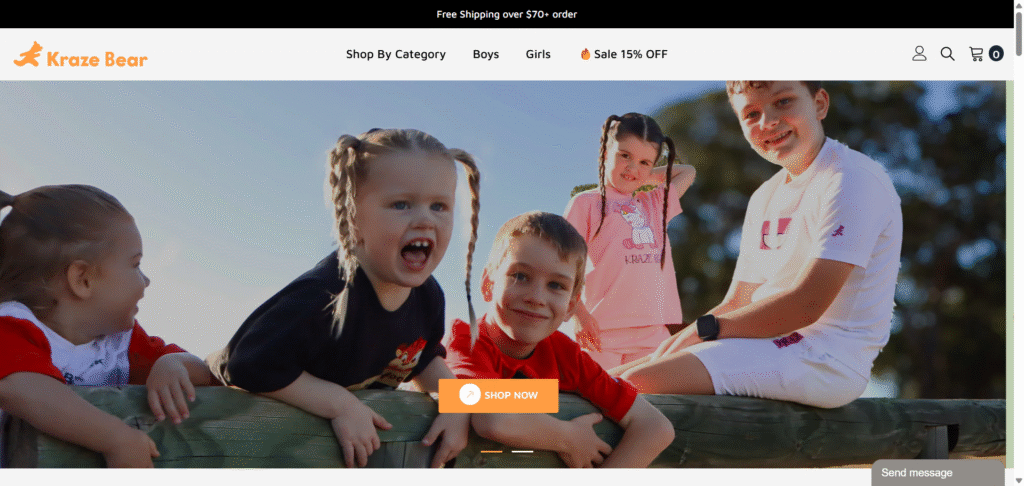 Children Clothing Webistes